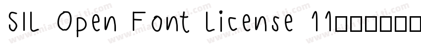 SIL Open Font License 11字体转换